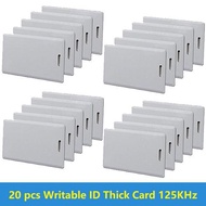Thick Card 125kHz Writable Rewrite T5577 RFID ID Keycard for RFID Writer (IDW k)