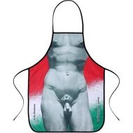 Cabilock Kitchen Apron Novelty Cooking Apron for Men Funny David Statue Apron for Adults for Grillin