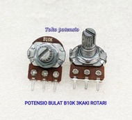 POTENSIO ROTARY B10K 3KAKI MONO