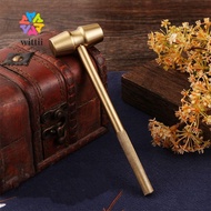 WITTII Hammer, Yellow Brass Gavel, Court Prop Judge Hammers Company