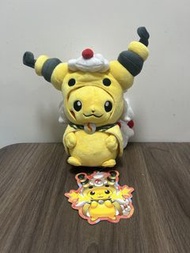 (包sf) PTCG TCG 寵物小精靈 比卡超 Mega 電龍 變裝 Poncho