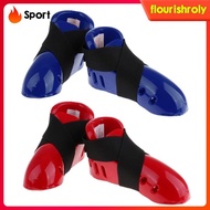 [Flourish] Kids Taekwondo Foot Guard Karate Sparring Foot Gear Sparring Shoes Blue S