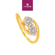 HABIB Round Diamond Ring in 375/9K Gold 269460