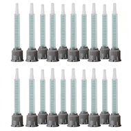 20 Epoxy Mixing Nozzle Adhesive Mixer Nozzles for 1:1 Dual for Resin Glue Adhesive Cartridges for Ca