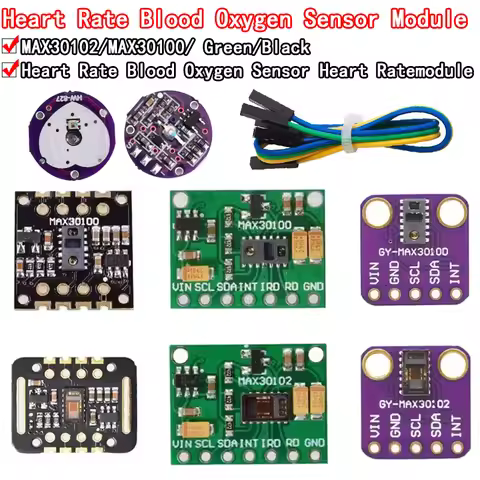 MAX30102 MAX30100 Heart rate Sensor Module Puls detection Blood oxygen concentration test For Arduin