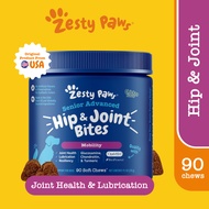 Zesty Paws Advanced Mobility Bites Hip & Joint Support [รสไก่] (แบบนุ่ม 90 เม็ด) (หมดอายุ:10 2026)