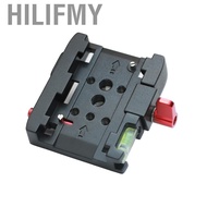 Hilifmy Andoer Camera Quick Release Clamp Adapter & Plate P200 Compatible for Manfrotto 500AH 701HDV