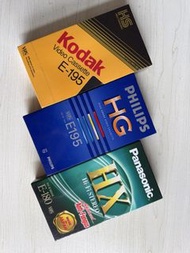 Kodak, Philips, Panasonic VHS 錄影帶