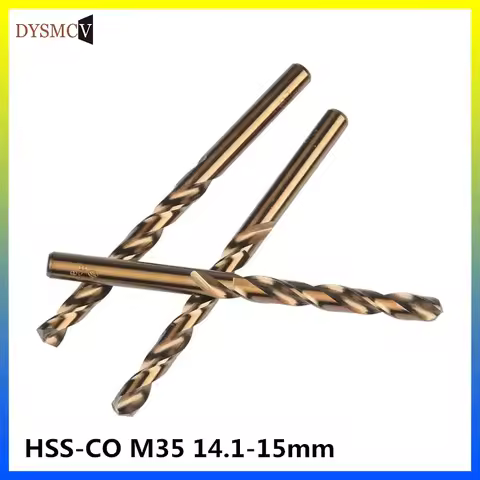 1PC 14.1, 14.2, 14.3, 14.4, 14.5, 14.6, 14.7, 14.8, 14.9, 15mm HSS-CO M35 of good quality, high turn