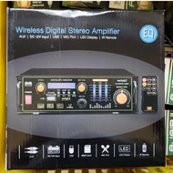 Power AMPLIFIER WIRELESS FLECO D-22 Amplified BLUETOOTH KARAOKE RADIO MP3 PLAYER Quality