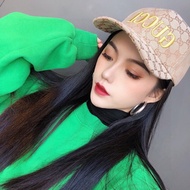 GU444 White Gold Chain Double G Embroidered Baseball Cap