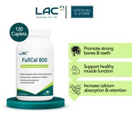 [LAC FULLCAL] FullCal 800 - Optimal 2:1 Calcium Magnesium Formula (120 / 240 / 500 caplets)
