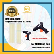 Hot Glue Gun / Hot Melt Glue Gun 20W 100W / Hot Glue Stick / Hot Melt Glue Stick - Small / Big