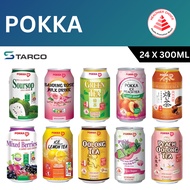 [STARCOGROUP] POKKA Can Drinks (24 cans x 300ML)