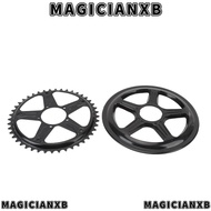 MAGICIANXB Electric Bike Chain Sprocket, 44T with ABS Cover Electric Bike Chainring, Steel for BAFAN