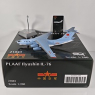 48 Hours Shipping - SQ wings 1: 200 China Air Force IL-76 21041 21042 21043 Alloy Airplane Model