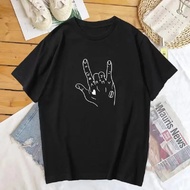 Jungkook Hand Tattoo Pattern Graphic T-Shirt Men's Summer Printed Korean Fashion Clothing For Women 