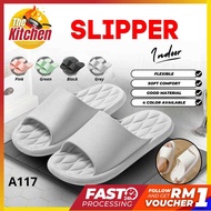 Sandal Selipar Rumah Comfort Slipper Summer Soft Non-slip Home Indoor Slipper Flip Flops Family Flat Shoe Hotel New A117