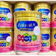 CHÍNH HÃNG] Sữa Enfamil A+ NeuroPro 2 cho bé 6-12 tháng 400g - Vị nhạt mát dễ uống