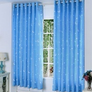 Rental House Rental Simple Curtains School Dormitory Warehouse Simple Curtains Cheap Hook Type Perforated Curtain Cloth