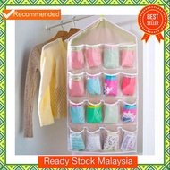 Hanger penyangkut 16 pocket untuk stokin dan spender