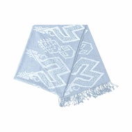 ผ้าคลุมไหล่ SUFFICIENCY ECONOMY LEARNING Naka Handwoven Textile - สีครามอ่อน