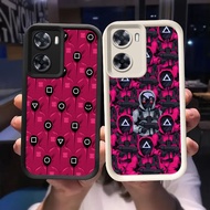 O-46 Squid Game Casing for OPPO Realme C33 A96 9i A77s A77 Black and White