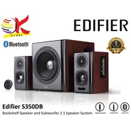 EDIFIER S350DB BLUETOOTH 4.1 APTX WIRELESS SOUND SPEAKER OLD SCHOOL STYLE MODERN SOUND TITANIUM DOME