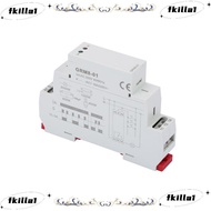 FKILA Electronic Impulse Relay, Din Rail Mount AC 230V Impulse Relay, Impulse Control GRM8-01 Impuls