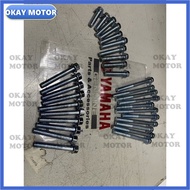 Yamaha 125 125z 125zr y125 y125z y125zr Engine Screw Cover Enjin Skru Full Set screw casing engine t