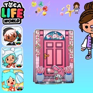 Ngôi nhà thỏ dâu dễ thương Wednesday - đồ chơi búp bê giấy squishy thủ công happyfunny