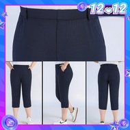 CY 4738 (XXL-9XL) WOMAN CASUAL SHORT PANTS BIG PLUS SIZE /  SELUAR PENDEK SIZE BESAR  /  WOMAN CROPP