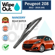 Peugeot 208 2012 - 2018 (A9) WipeOut NANODRY Rear Wiper Blade / Wiper Belakang