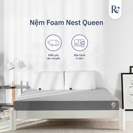 Nệm Foam Nest Ru9 15cm Cao Cấp | Ngăn Cách Chuyển Động | 2 Lớp Foam Nâng Đỡ | 6 Kích Thước