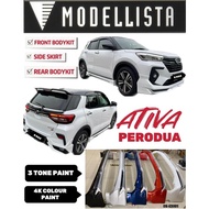 PERODUA ATIVA MODELLISTA DESIGN BODYKIT (FRONT SIDE REAR WITH PAINT)