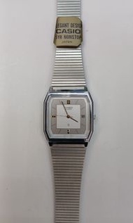 ( 已售出 ) 全新日本製造Vintage 1985 Casio MQ720 ( Cal.#313 ) Elegant Tank Quartz Watch ( Made in Japan ( 全部連錶