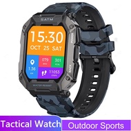 Original C20 Military Smartwatch 5ATM Waterproof 24h Blood Oxygen Heart Rate Monitor Long Battery Li