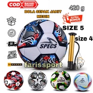 Soccer Ball Futsal/ Adult Size 4 / 5 Premium Quality Bola Sepak Bola Futsal Bola Sepak Size 5 Bola F