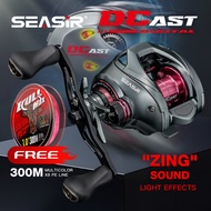 SEASIR DCAST DC Baitcasting Fishing Reel Digital Control long cast Carbon washers brass gears 7.3:1 