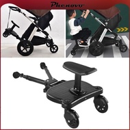 [Phenovo] Comfortable Wheeled Board Stroller Ride On Board Kids Toddler Buggy Pushchair