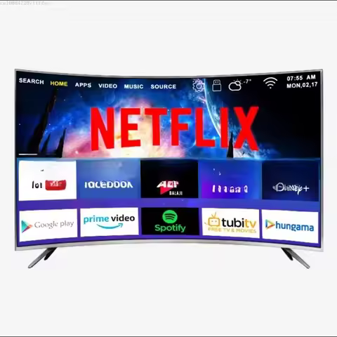 Android Smart 50 60 65 70 75 80 inch TV 2k 4k Smart TV 55 inch Curve