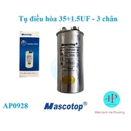 Tụ điều hòa 35+1.5UF - Capa máy lạnh 35+1.5UF - Hàng đẹp - F45