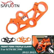 RC390 Front Fork Triple Tree Upper Top Clamp for KTM RC 390 2022 2023 2024 Motorcycle Handlebar Hold
