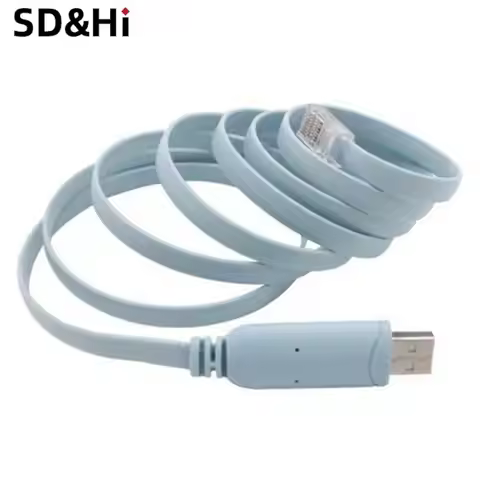 1pc USB to RJ45 Console Cable RS232 Serial Adapter for Cisco Router RJ 45 8P8C Converter USB Console