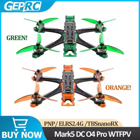GEPRC MARK5 O4 Pro DC WTFPV Freestyle FPV Drone GEP-F722-BT-HD V3 AT7456E chip PNP / ELRS 2.4G /TBS 