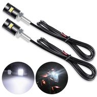 2pcs Motor Number License Plate Led Light Motorcycle 4014 Super Bright 6000k White Lampu Plat Moto