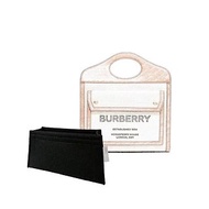 內袋-Burberry Mini Two-tone Canvas and Leather Pocket Bag