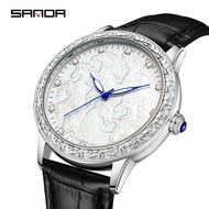 Sanda ธุรกิจม้า Totem แฟชั่นวิศวกรรมเคลื่อนไหวส่องสว่างหรูหราสันทนาการนาฬิกากันน้ำของขวัญ SD7012-3