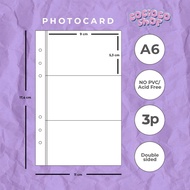 A6 - 3p Sleeve Photocard