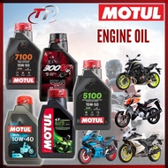 MOTUL 4T 3100 5100 7100 300V Semi Fully Synthetic Engine Oil Filter Ori Cylinder Minyak Hitam Enjin 